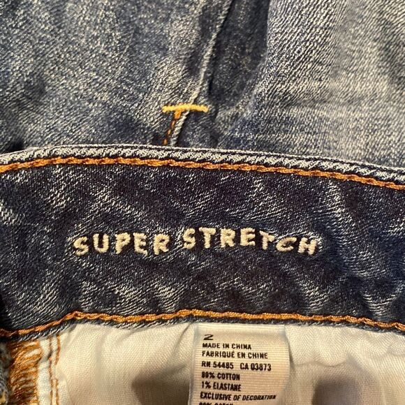 American Eagle Super Stretch Denim Shorts Size 2 - Picture 6 of 12